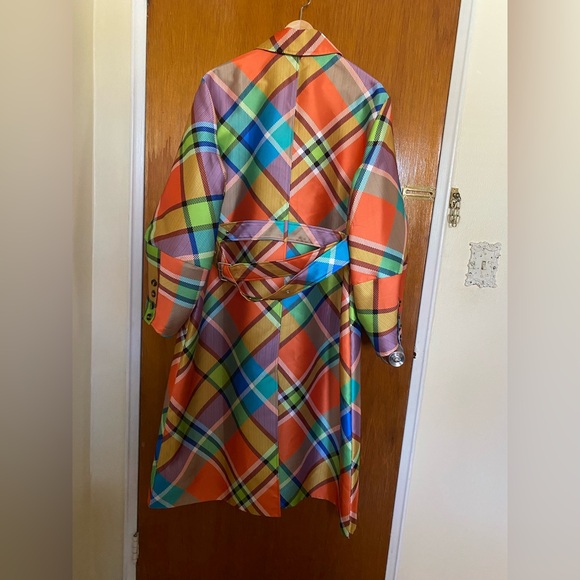 Multi-Color Trench Coat - Picture 7 of 8